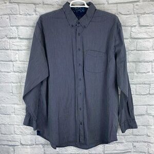 Old Navy button down dress shirt w/stripe & stitching & pocket sz XXL